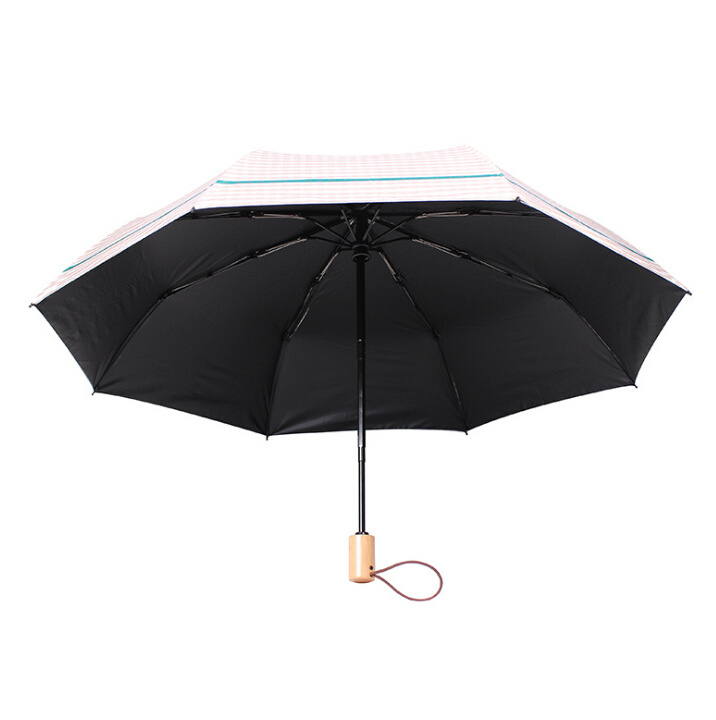 Novelty Design Best Selling Automatic Umbrellas For Rain And Sun With Wooden Handle