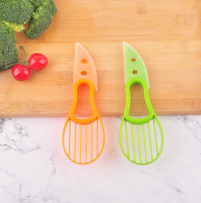 Avocado Cutter Multifunction Convenience Pitter Tool 3-In-1 Avocado Slicer