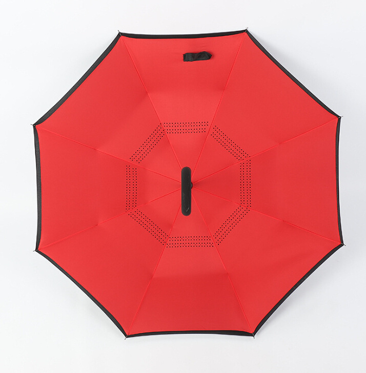 Novelty Design Windproof Double Layer Reverse Umbrella Inverted Umbrella