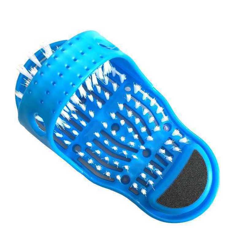 Popular Feet Cleaner Simple Foot Scrubber Easy Feet Cleaning Brush Foot Massager Slipper with Pumice Stone