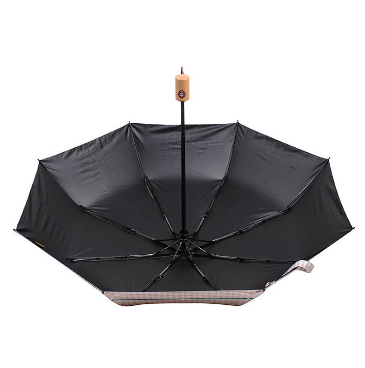 Novelty Design Best Selling Automatic Umbrellas For Rain And Sun With Wooden Handle