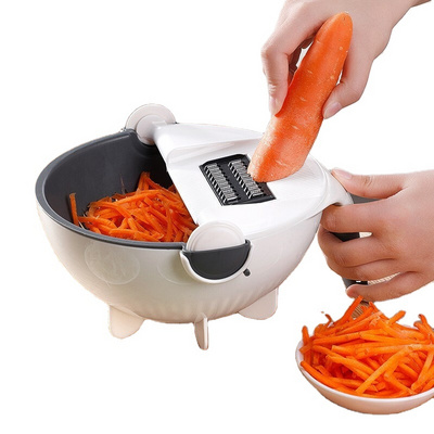 Multifunctional manual vegetable cutter slicer 9 in 1 vegetable fruits cutter Kitchen chopper