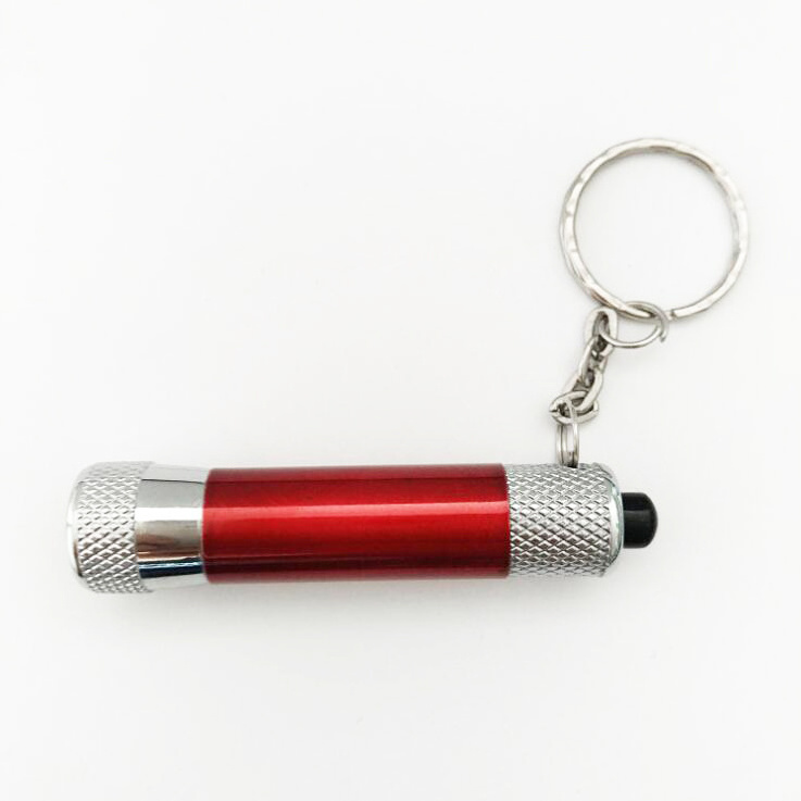 Great metal LED flashlight keychain with your logo printing