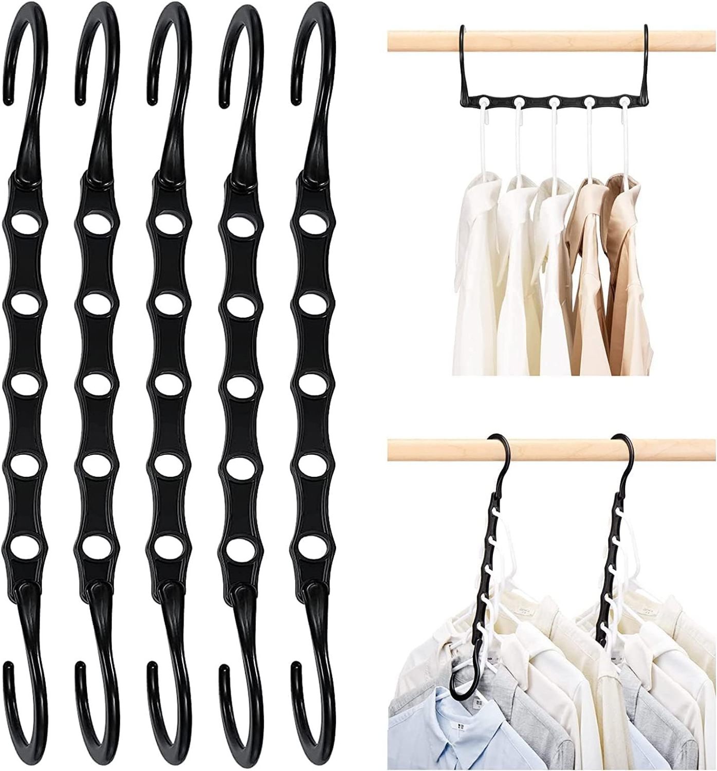 Hot Selling Magic Hangers Space-saving Clothes Hangers Sturdy Plastic Hangers