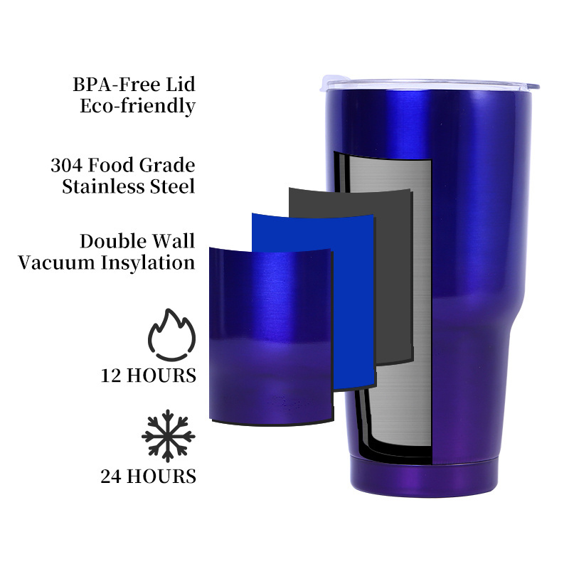 Wholesale 30oz 20oz Stainless Steel Vacuum Insulated beer Coffee Tumbler Spray Painting Insulated Travel Mug