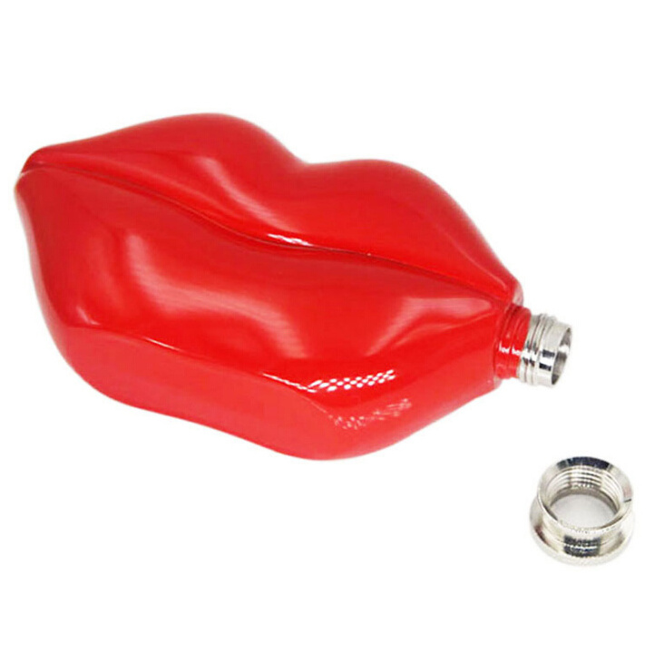 Eco-Friendly Lip Shape 304 Stainless Steel 5OZ Hip Flask