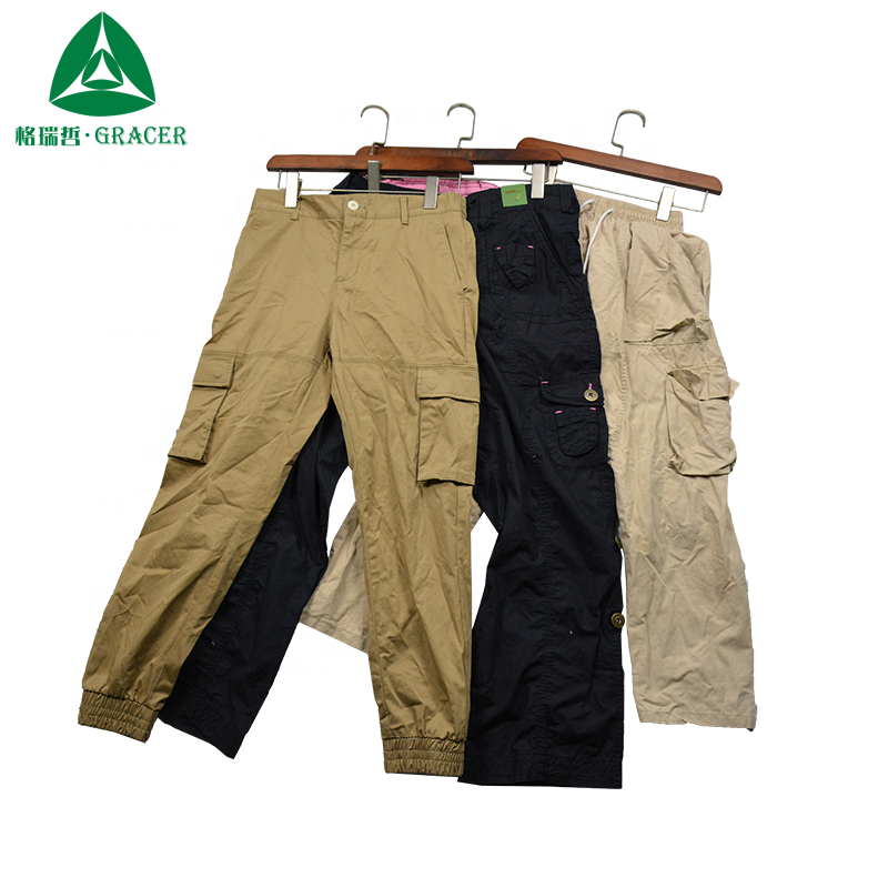 Uk Second Hand Clothes Cargo Pants For Men Used Clothing Small Bales All Seasons