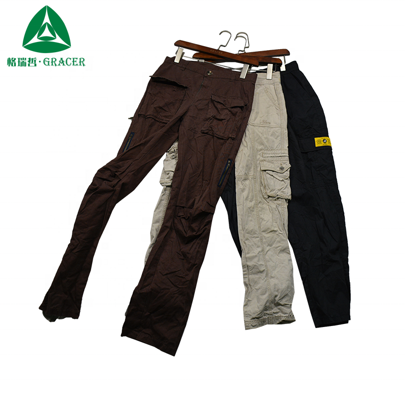 Uk Second Hand Clothes Cargo Pants For Men Used Clothing Small Bales All Seasons