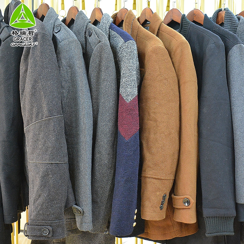 Best Quality Second Hand Clothes Men Per Bale Mixed Used Winter Clothing Bales Wholesale Used Clothes