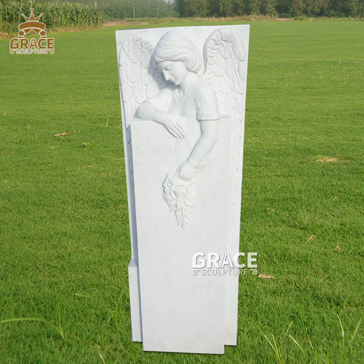 Stone Headstone And Monument White Outdoor Granite Tombstone