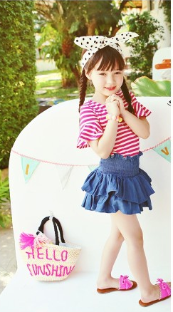 New Arrival Product Kids Clothing Clothes Short Skirt No Panties For Kids