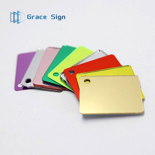 Grace sign factory direct selling mirror acrylic sheet cut to size for laser cutting