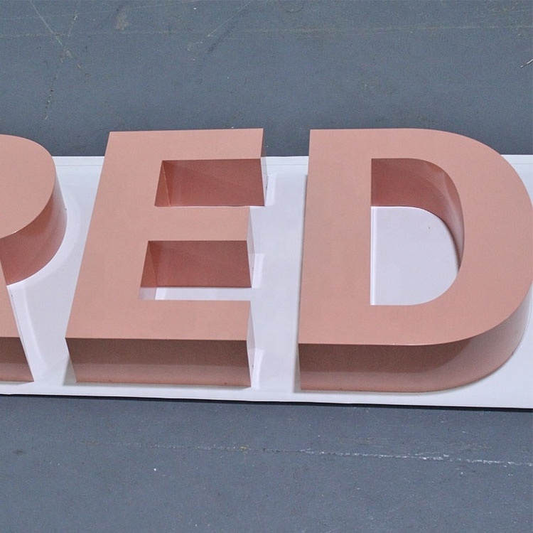 Metal signs 3d signs stainless steel outdoor big letters