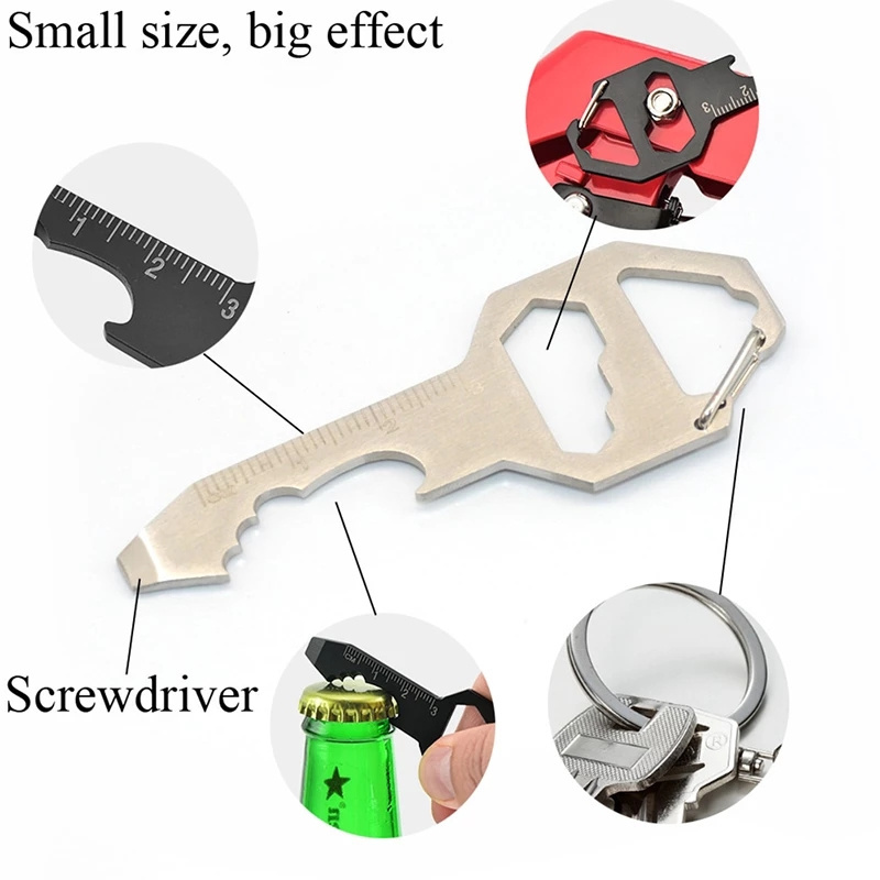 Build Your Own Self Defense Keychain Set Accessories Women Safety Self-defence Gadgets Wristlet Bottle Opener Keychain