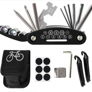 Muti-Function 16 in 1 Tire Fix Kit Portable Bicycle Repair Bike Tools