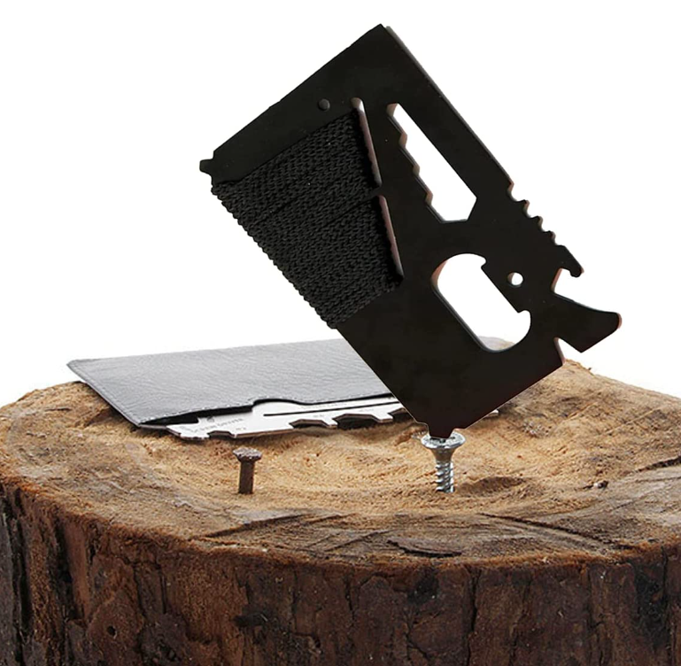 Survival Kit Camping Stainless Steel 14 In 1 Card Knife Emergency Tools Wrench Multi Tool  Card