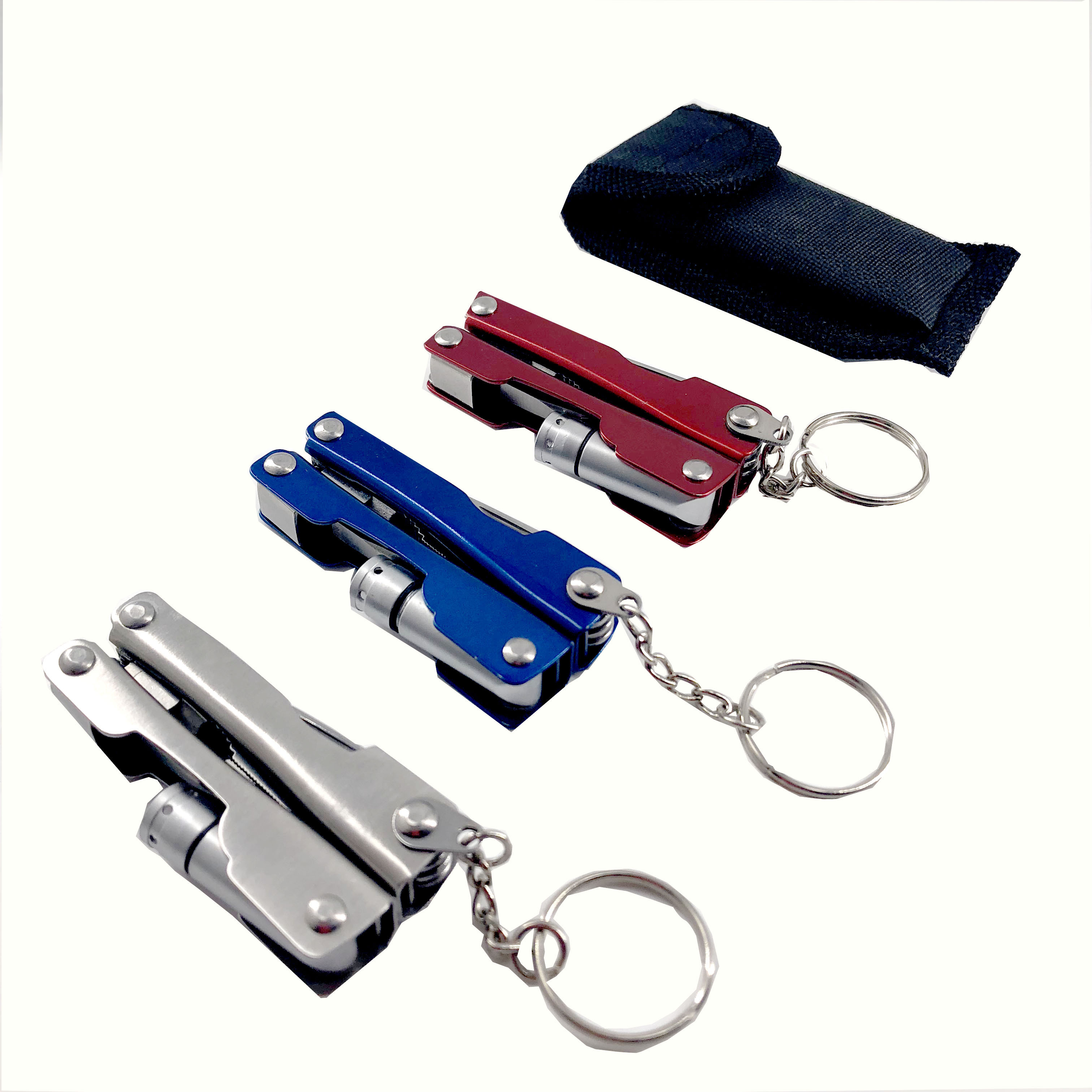 Custom Logo 10 IN 1 Multi Function Pocket Multi-tools Mini Pliers with LED