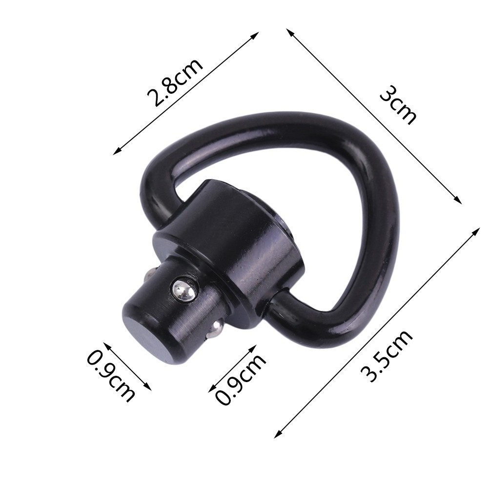 Tactical QD Sling Swivels Quick Detach Release Sling Swivel Mount Push Button for Hunting Shooting Accessories