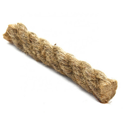 5 inch Camping hemp tinder fire starter wax jute rope quick burning fire lighter tinder