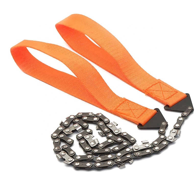 Bushcraft Pocket Mini Chainsaw Emergency Outdoor Survival Gear Folding Hand Chain Saw