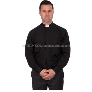 Men's Long Sleeved Clergy Shirt