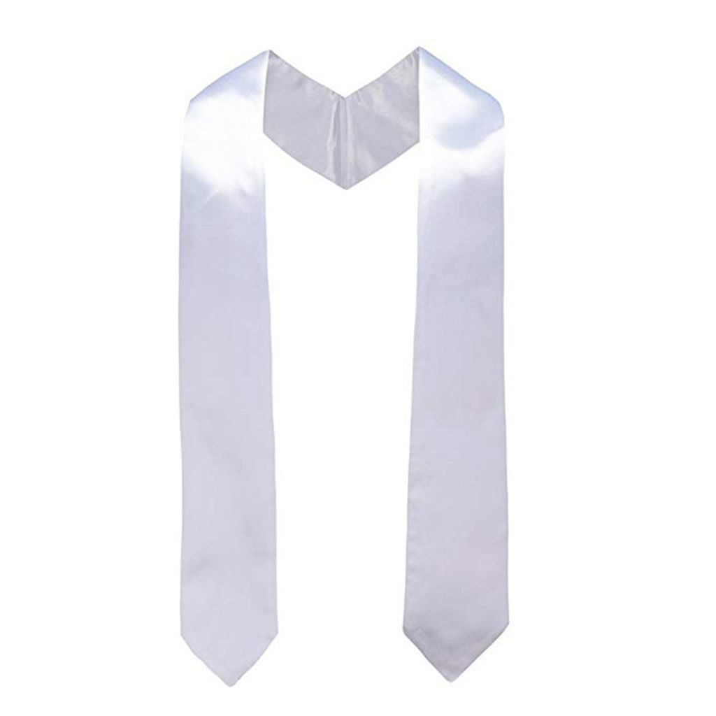 Wholesale custom graduation stole mexican white 72 inch sublimation blanks