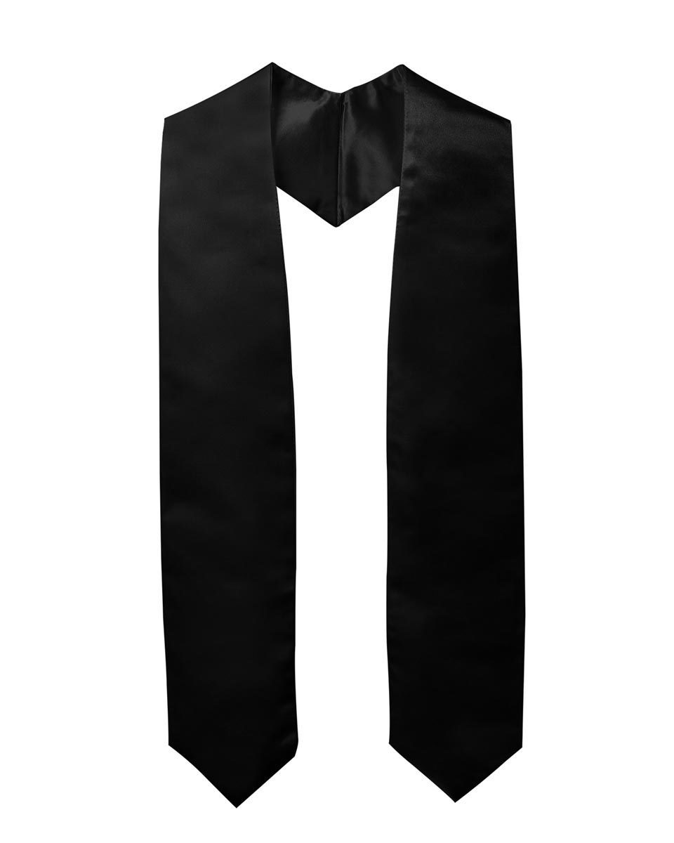 Graduation stole blank sublimation White Plain Sublimation White 60 Or 72 Inch Sublimation Graduation Stole Sash Length