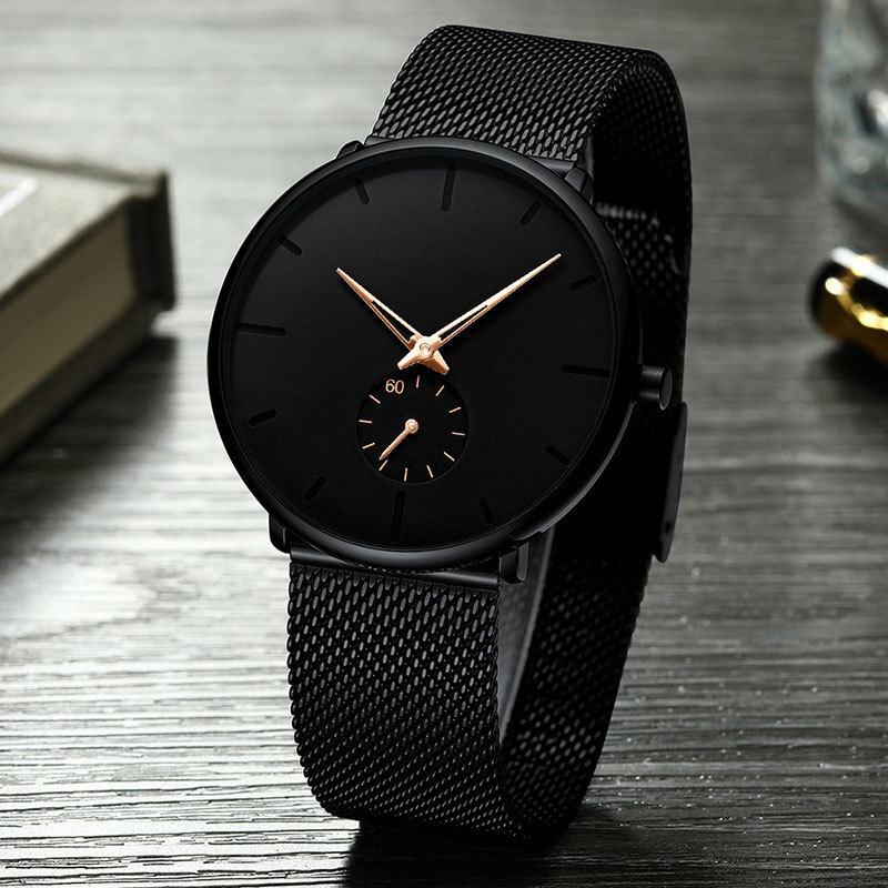 Hot Sale Luxury Watches Men Stainless Steel Watches Men Classic Quartz Men's Wrist Watch Relogio Masculino