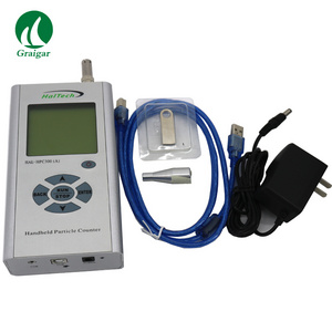 New HAL-HPC300(A) Digital Handheld Optical Particle Counter 3 Channels Dust Analyzer Size Range 0.3um~10um