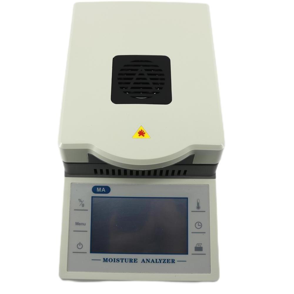 MA-50-10 Grain Food Powder Digital Halogen Moisture Meter Touch Screen Display Water Content Analyzer