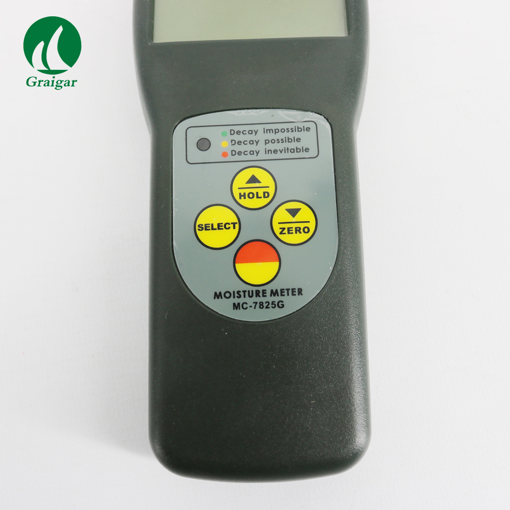 Digital Grain Moisture Meter MC-7825G Measuring Range 5~34% Resolution 0.1 MC7825G