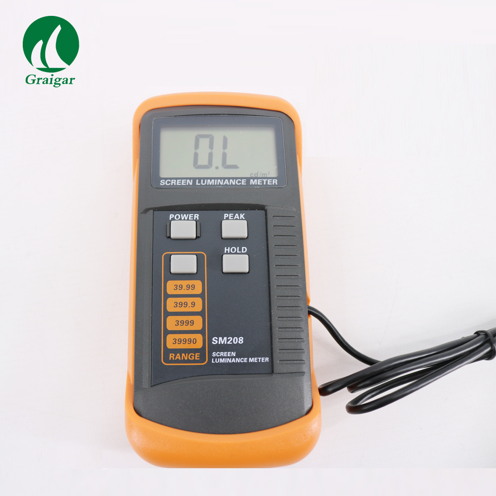 SM208 Digital Screen Brightness Meter LED Display Lightness Tester