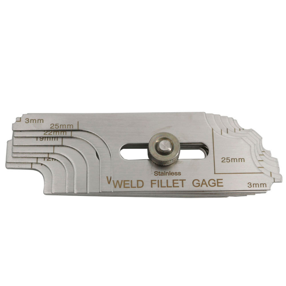 MG-11 Welding Inspection Gauge Stainless Steel Weld  Fillet Gage Metric