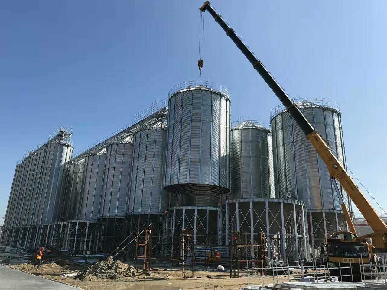 500 1000 2000Ton Large Grain Silo Corn Seed Storage Silo Bins Steel Grain Storage Silo