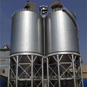 500 Ton Silo Grain Galvanized Steel Storage Bin Vertical Stainless Steel Silo Maize Corn Seed Storage Silo Bins