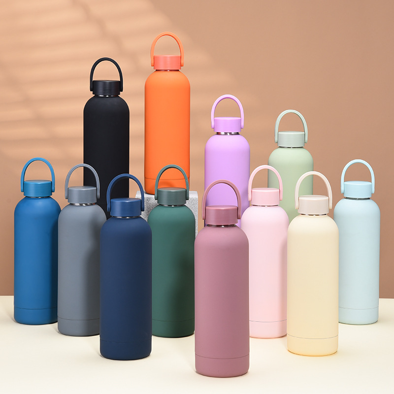 Custom Logo 350ml 500ml 750ml 1000ml Narrow Mouth Thermal Bottle Double Wall Vacuum Insulated Stainless Steel Hot Water Bottle