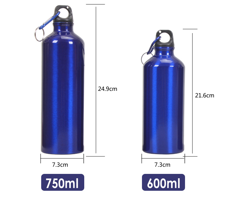 Wholesale Cheap Custom Logo 300ml 500ml 750ml 1000ml Sublimation Bpa Free Outdoor Sports Climbing Hiking Aluminum Water Bottle