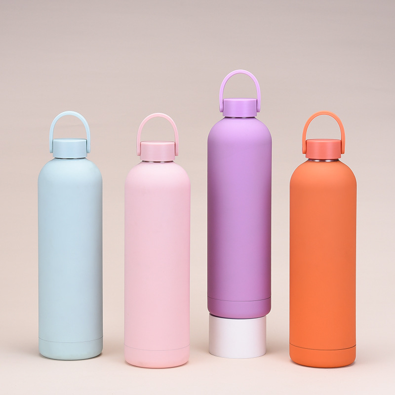 Custom Logo 350ml 500ml 750ml 1000ml Narrow Mouth Thermal Bottle Double Wall Vacuum Insulated Stainless Steel Hot Water Bottle