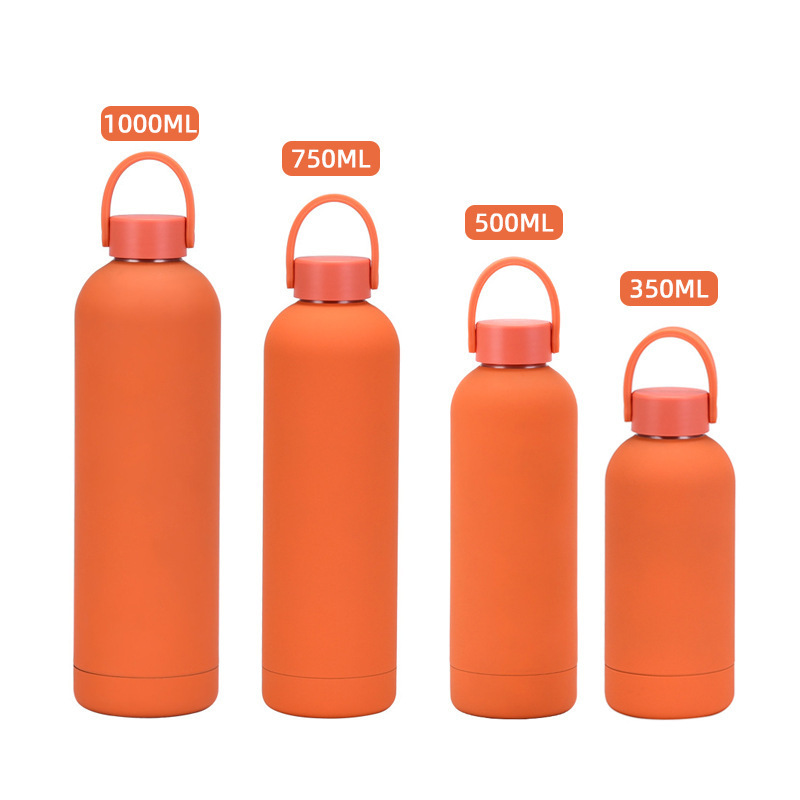 Custom Logo 350ml 500ml 750ml 1000ml Narrow Mouth Thermal Bottle Double Wall Vacuum Insulated Stainless Steel Hot Water Bottle