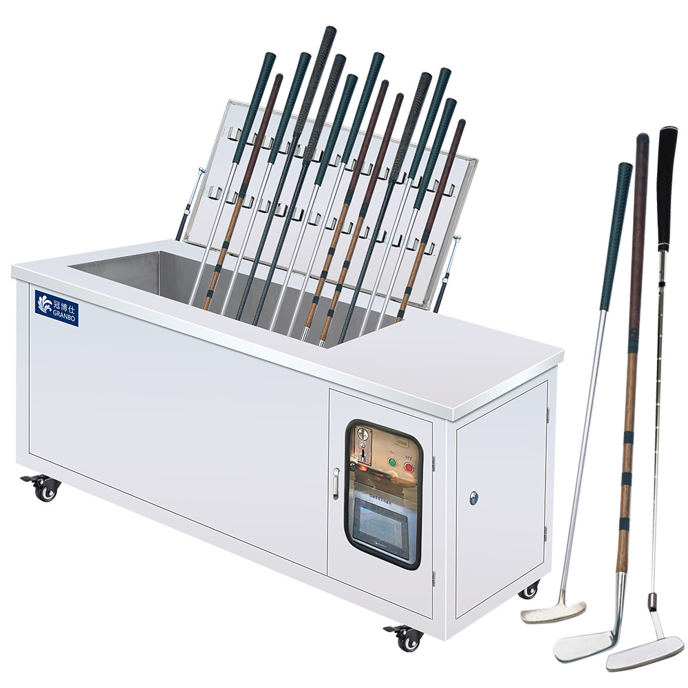 Coin Operated 162L 2400W Golf Ball Washer Industrial Ultrasonic Golf Club Cleaner Manufacturer