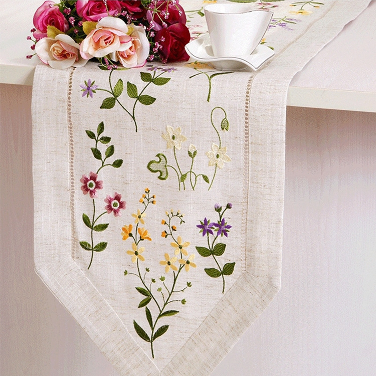 Custom size round cotton banquet wedding table cloth tablecloth