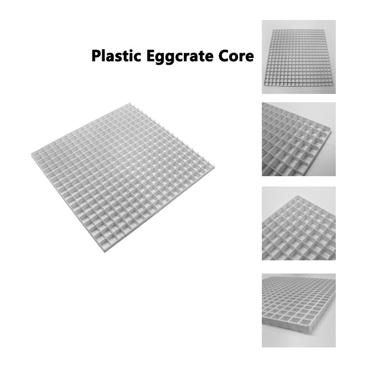 Plastic Egg Crate Grille Ceiling Eggcrate Core Panel Sheet for Hvac