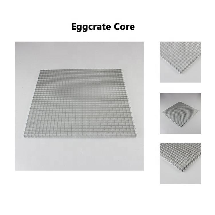 HVAC System Mill Finish Aluminum Egg Crate Core Ceiling Lighting EggCrate Panel Sheet for Air Conditioning