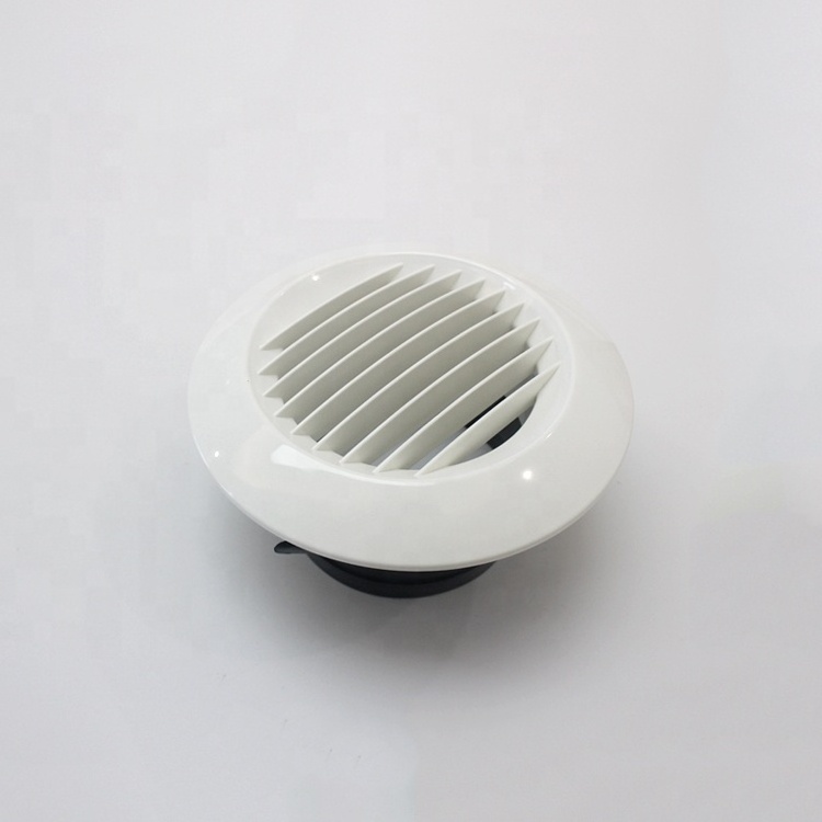 Air Conditioning Ceiling Circular Air Outlet Round Vent Louver Outlet Ventilation Plastic Covers Exhaust Return Linear Grilles