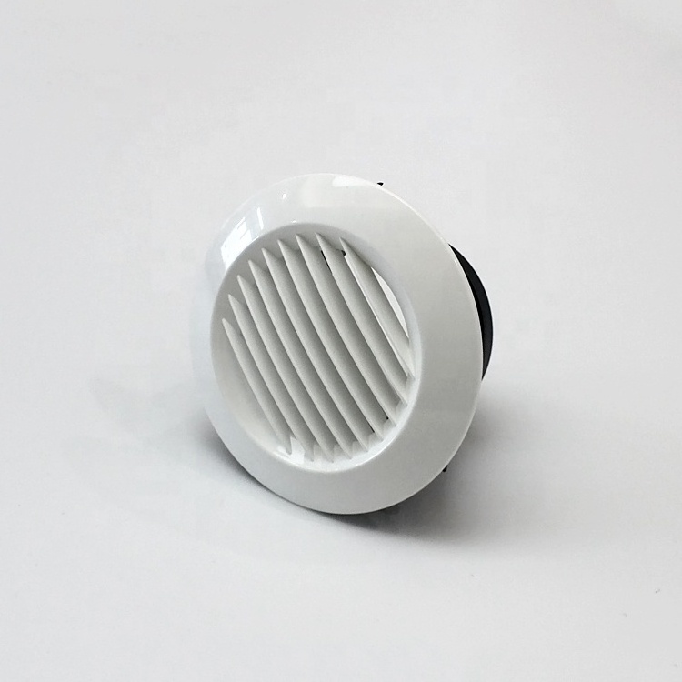 Air Conditioning Ceiling Circular Air Outlet Round Vent Louver Outlet Ventilation Plastic Covers Exhaust Return Linear Grilles