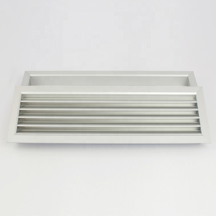 Ventilation Natural Anodized Aluminum Door Relief Return Air Vent Grille for Hvac System