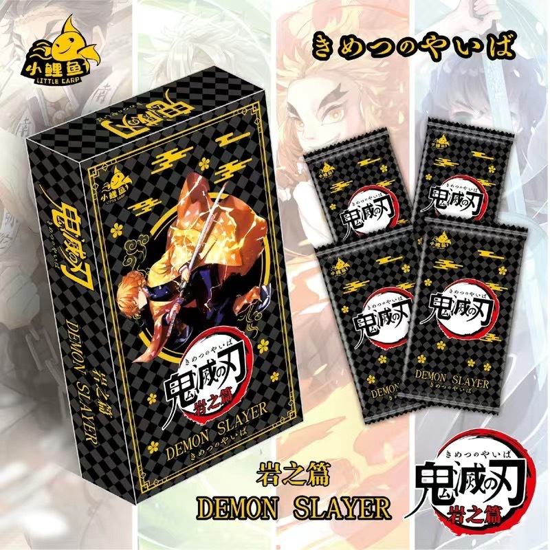 Wholesale Demon Slayer Cards TCG Playing Cards Plastic Game Children's Toy Flash Cards GiftsTable Games