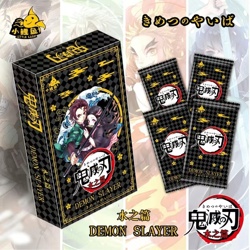 Wholesale Demon Slayer Cards TCG Playing Cards Plastic Game Children's Toy Flash Cards GiftsTable Games