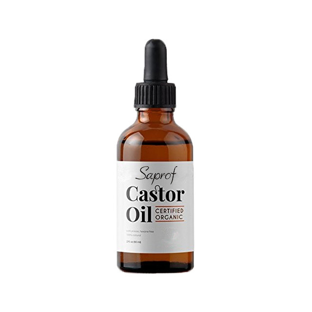 Private Label 100% Pure Organic Cold Pressed Castor Oil 4 oz For Hair Care and Face Skin and Eyelashes and Eyebrows and Nails