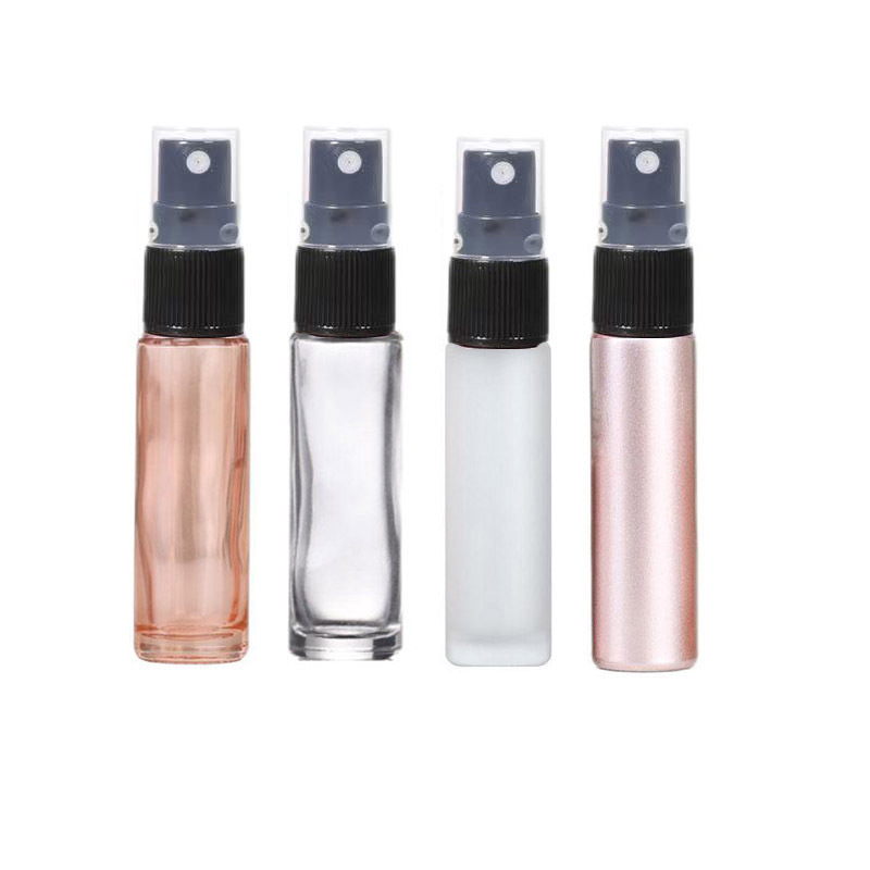 10ml Roll On Bottle Essential Oil Pink Glass Perfume RoseGolden Sprayer Bottles Glass Bottles